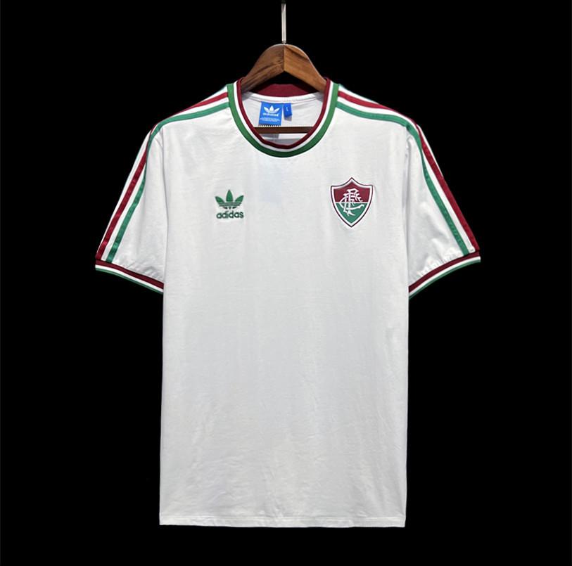 2015 Fluminense Branca Retrô Camisa