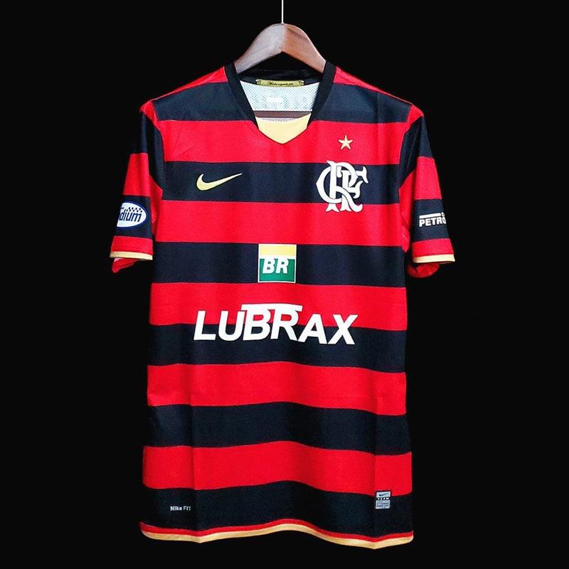 Retrô 2008 /09 Flamengo Titular with all sponsorship