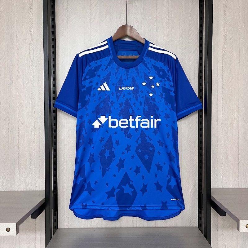 24/25 Cruzeiro Titular sponsor BETFAIR in front Camisa