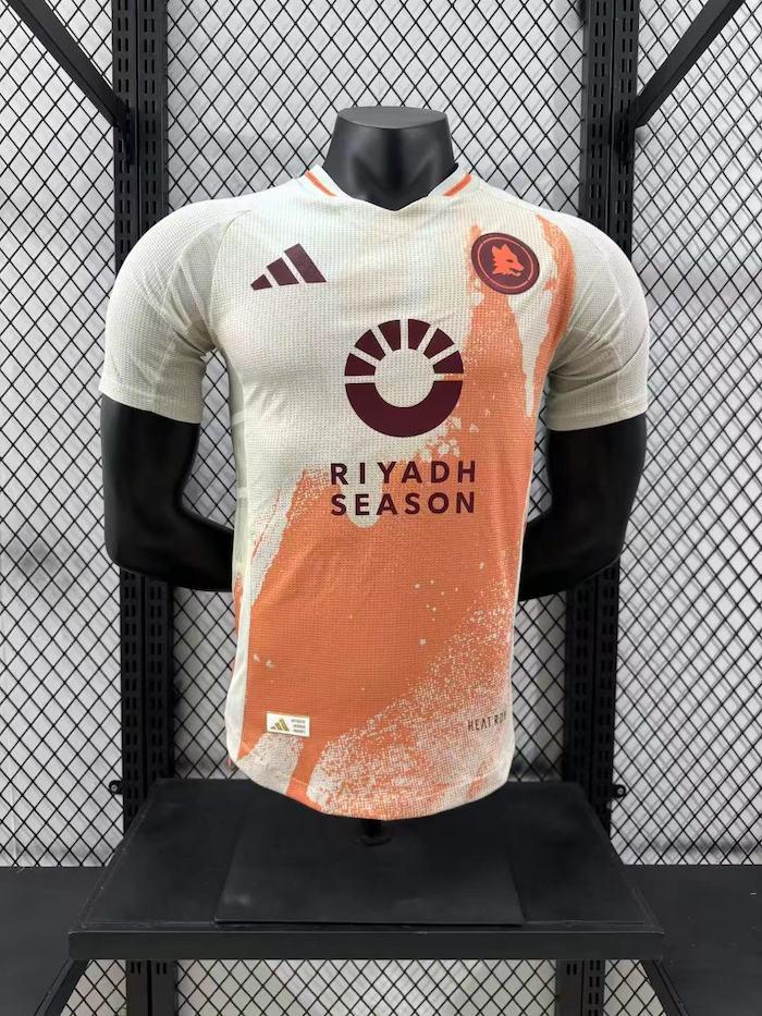 24/25 Roma Visitante rwith sponsor Versão Jogador