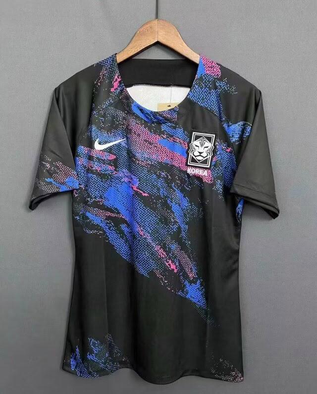 23/24 Korea Visitante soccer Camisa Preta color