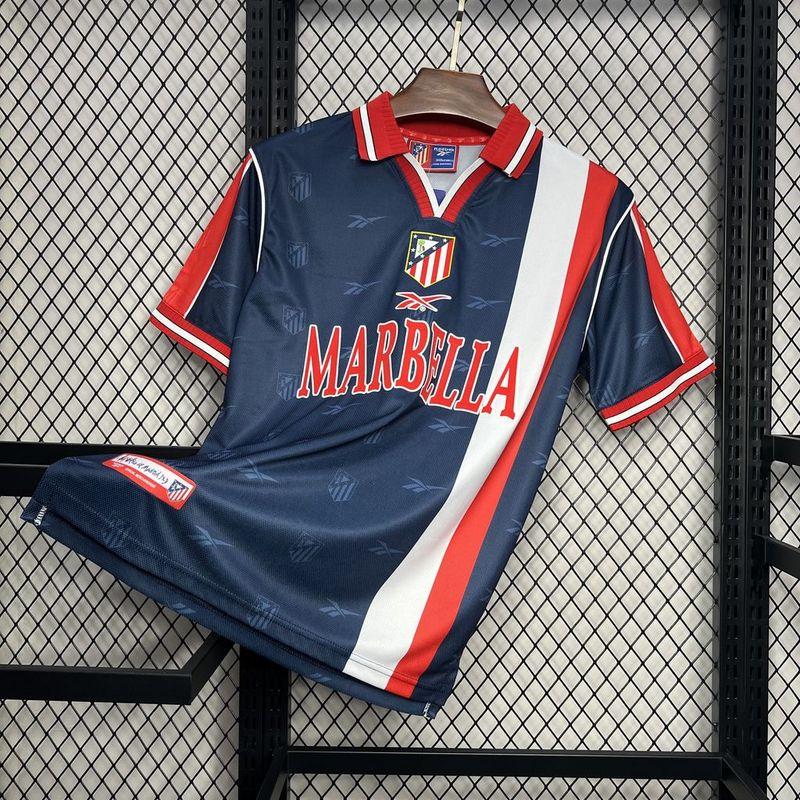 98/99 ATLETICO MADRID Retrô Visitante