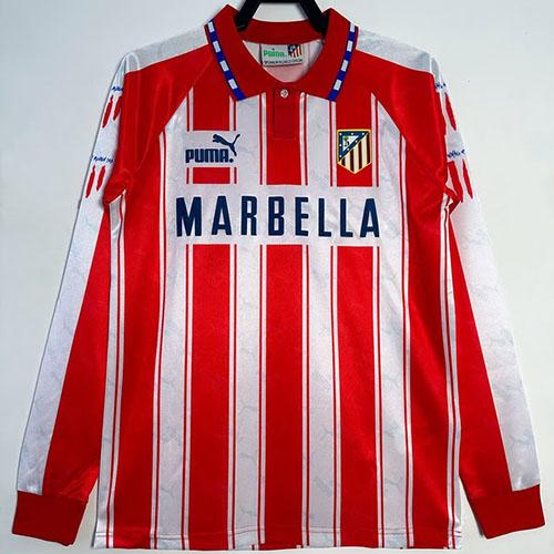 Retrô Manga Longa Atletico Madrid 94/95 Titular