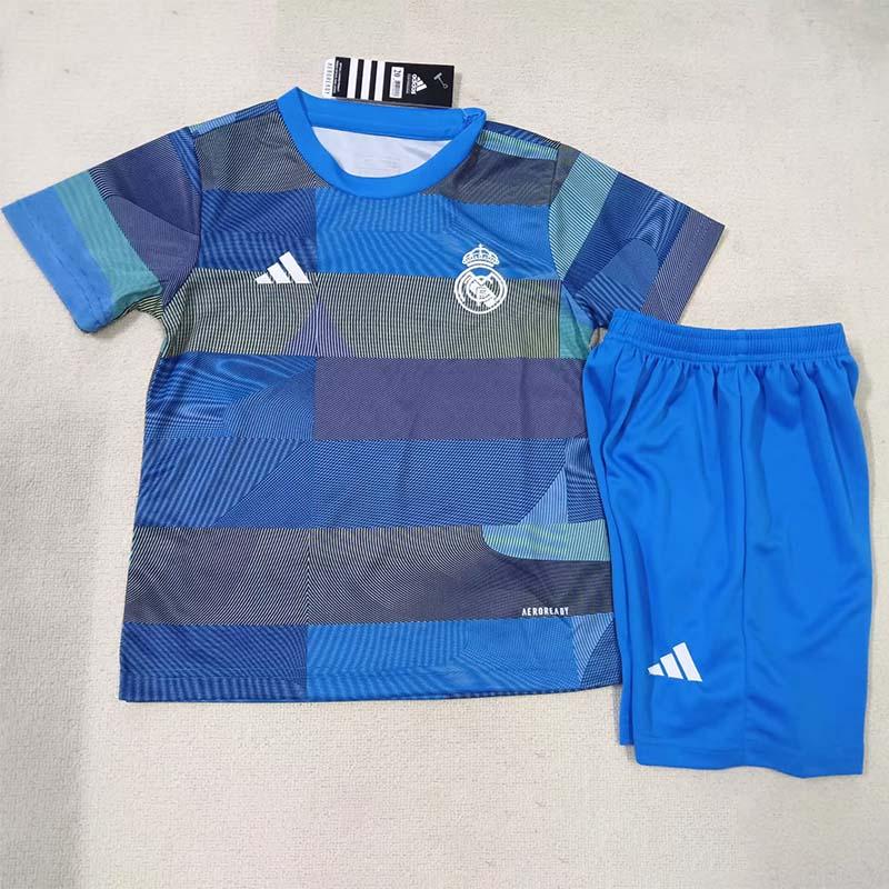 25/26 Real Madrid Pré-Jogo Infantil 16-28 Camisa