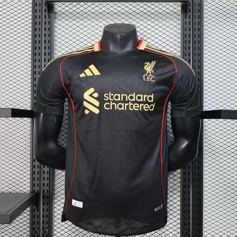 25/26 Liverpool Terceiro Uniforme Preta