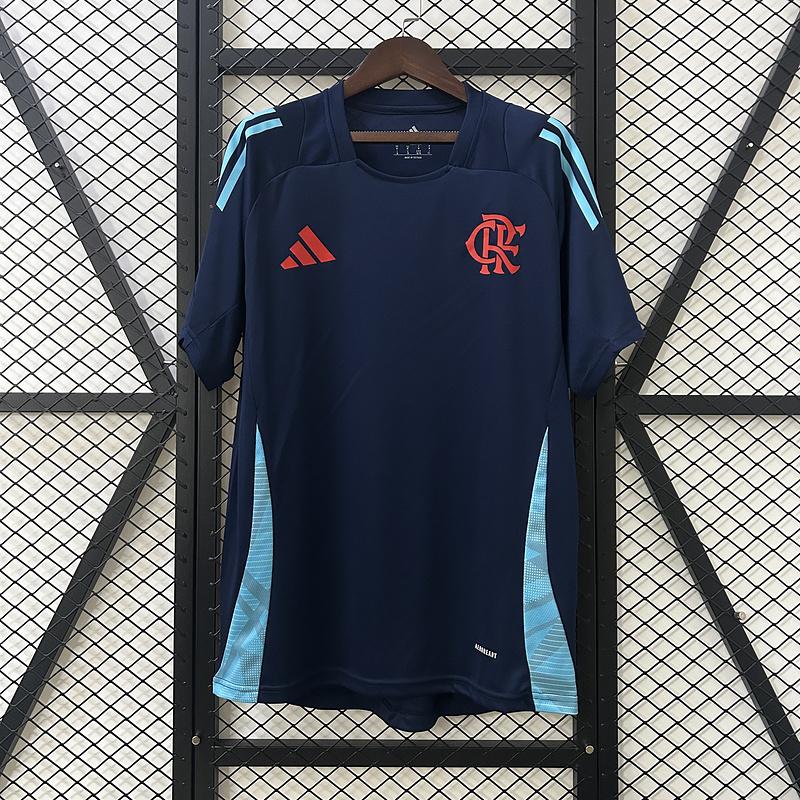 25/26 Flamengo Conjunto de Treino Azul round neck