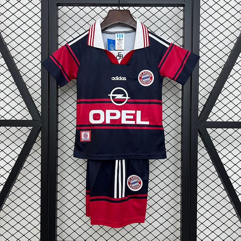1997/99 Bayern Munich Infantil Titular Retrô Camisa
