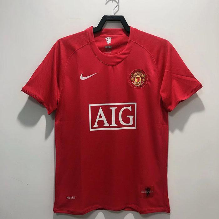 2008-09 Manchester United Titular Retrô Camisa