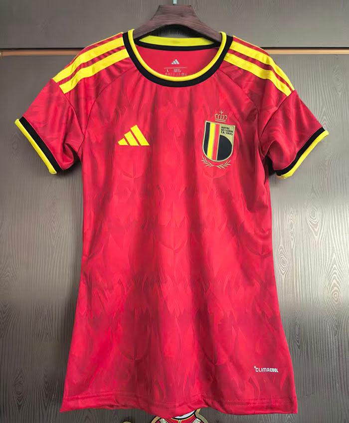 26/27 Feminina Belgium Copa do Mundo Titular Camisa
