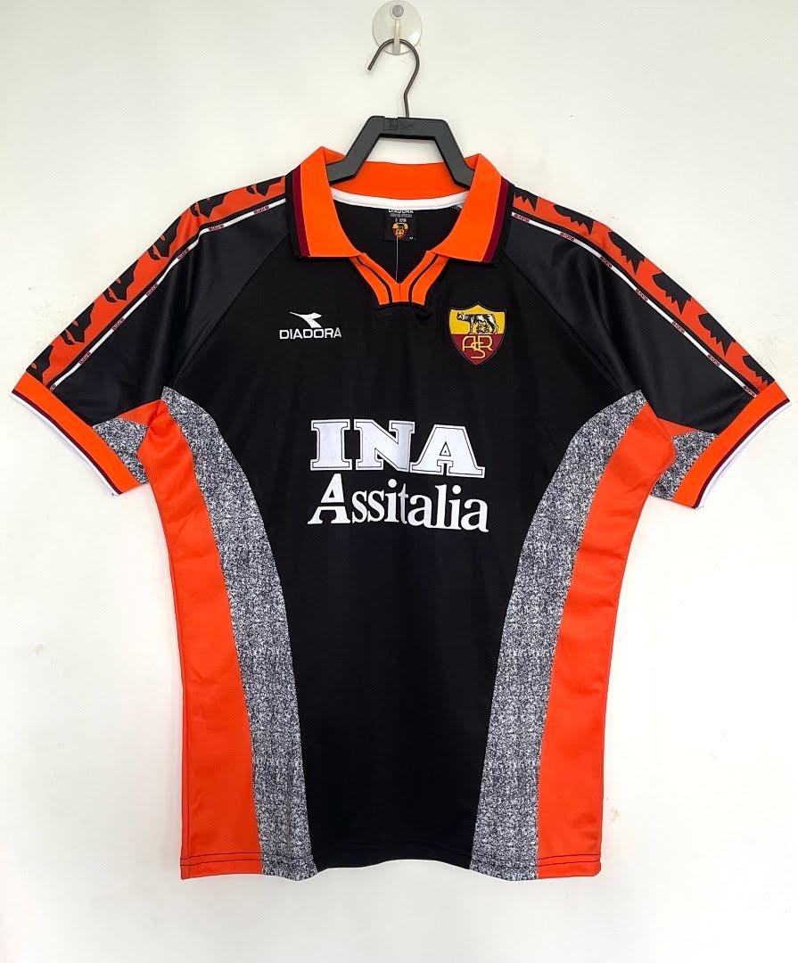 1998/99 Roma Visitante Retrô Camisa