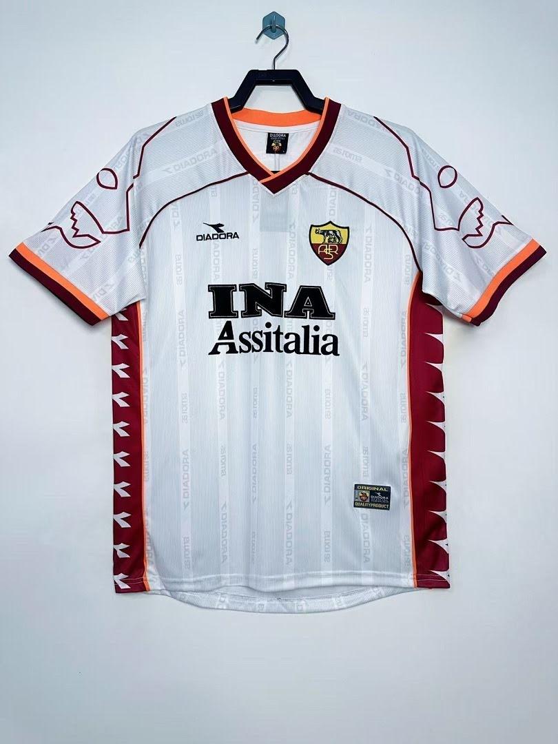 1999/00 Roma Visitante Retrô Camisa