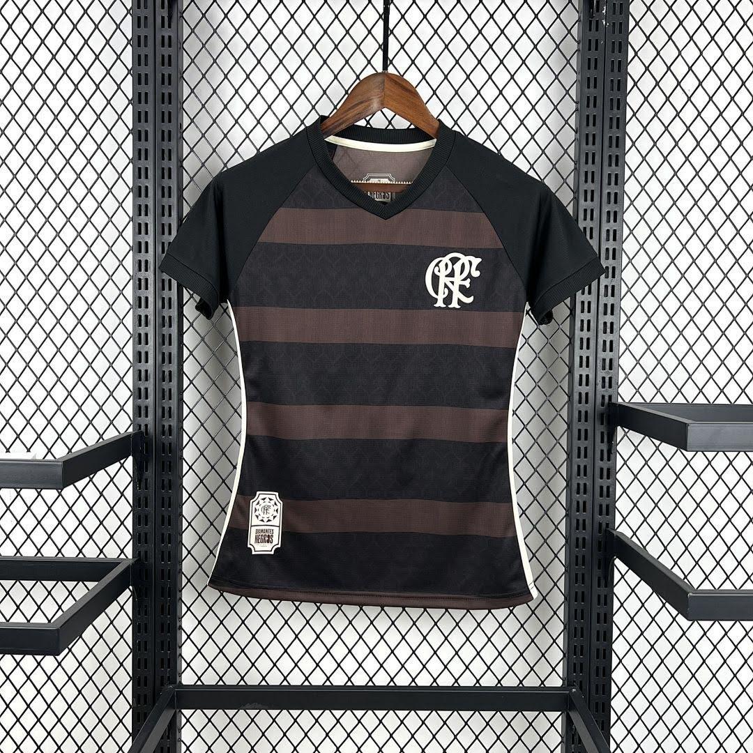 Feminina Camisa Feminina Flamengo Diamante Negro