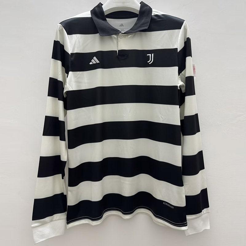 26-27 Juventus Terceiro Uniforme Manga Longa Camisa
