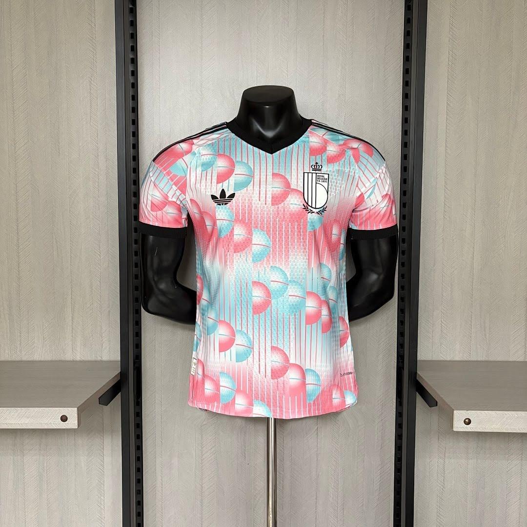 26/27 Belgium Visitante Jogador Camisa