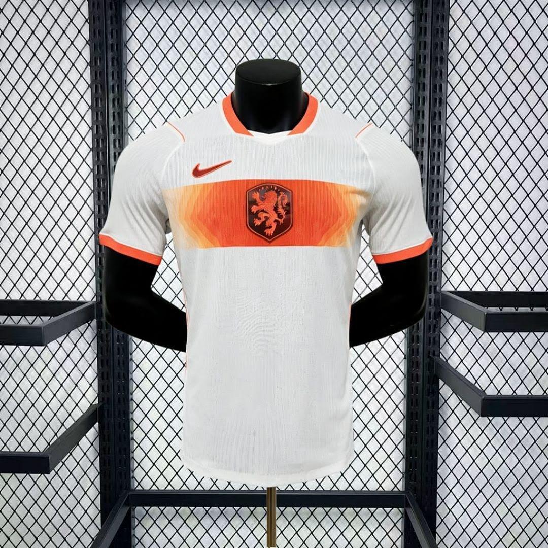 26/27 Netherlands Visitante Jogador Camisa