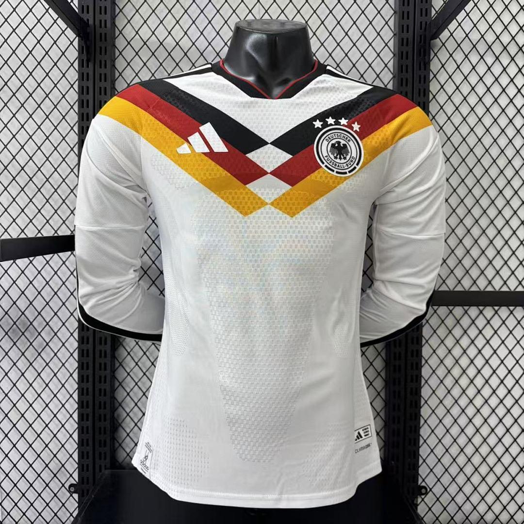 26/27 Germany Titular Jogador Manga Longa Camisa