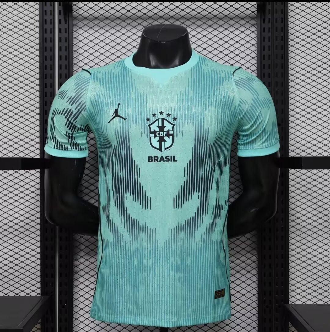 26/27 Brazil Verde Goleiro Jogador Camisa