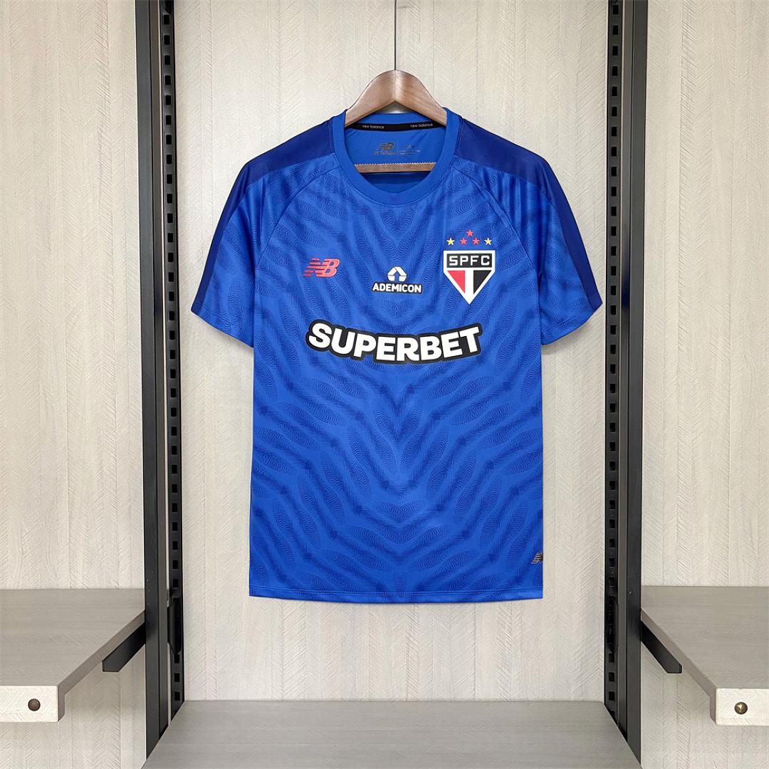 26/27 S&atilde;o Paulo Light Azul Goleiro Camisa
