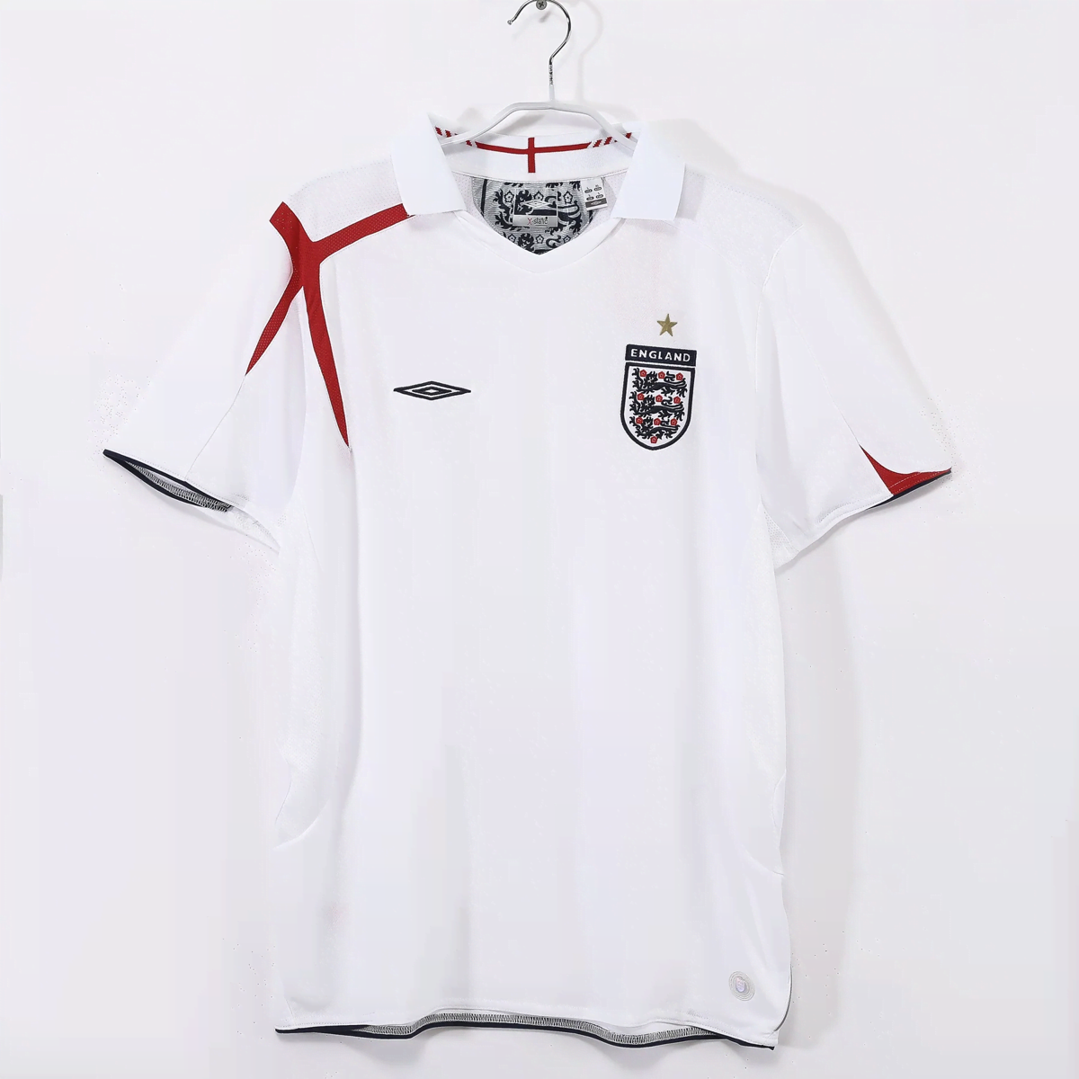 2006 England Titular Retrô Camisa