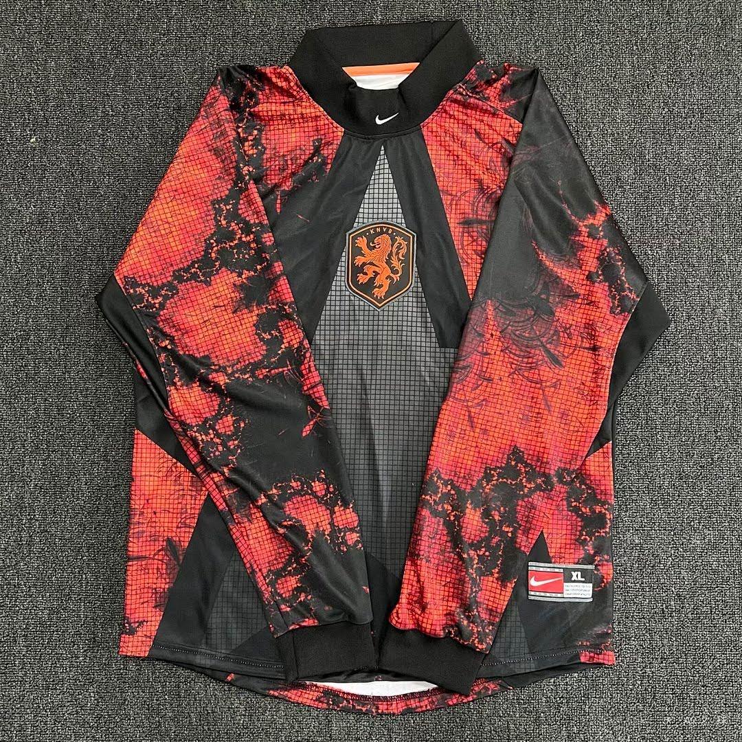 26/27 Netherlands Goleiro Manga Longa Camisa