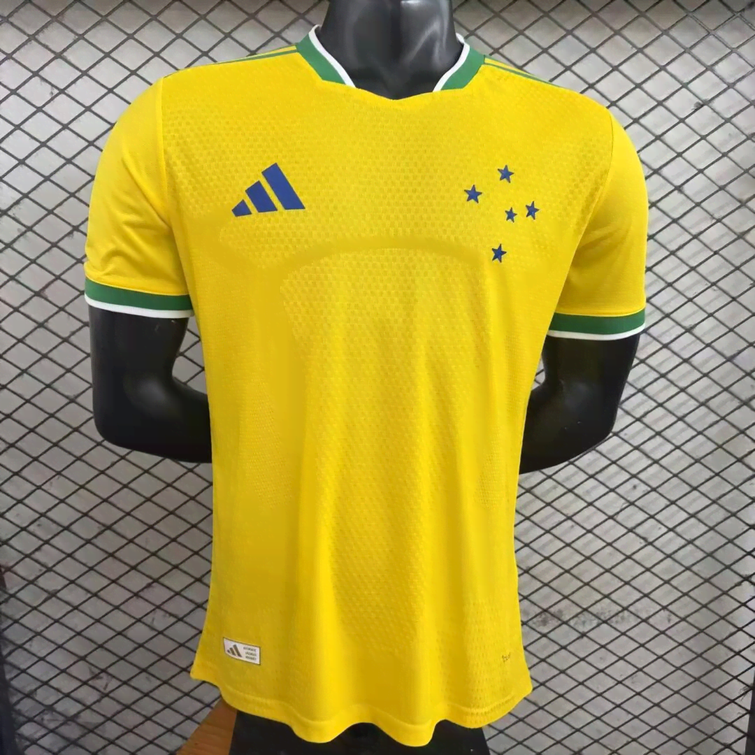 26/27 Cruzeiro Edição Especial Amarela Jogador Camisa
