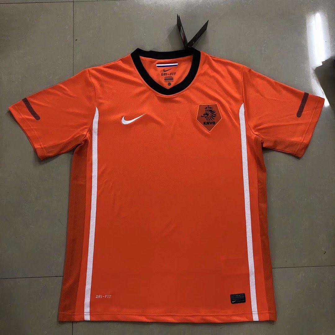 Netherlands 10/11 Titular Retrô Camisa