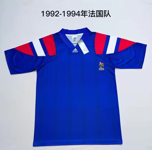 92-94 French Retrô Camisa