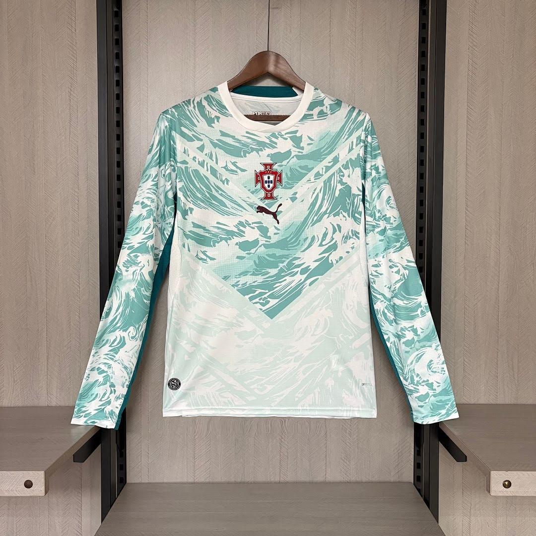 26/27 Portugal Visitante Manga Longa Camisa