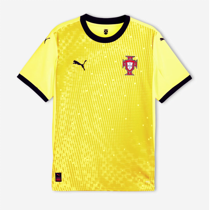26/27 Portugal Goleiro Amarela Camisa