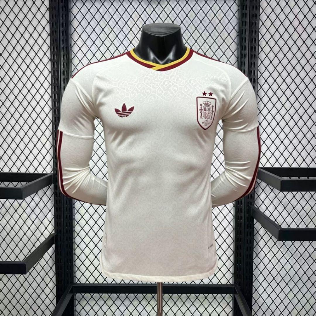26/27 Spain Visitante Manga Longa Jogador (2-Star) Camisa