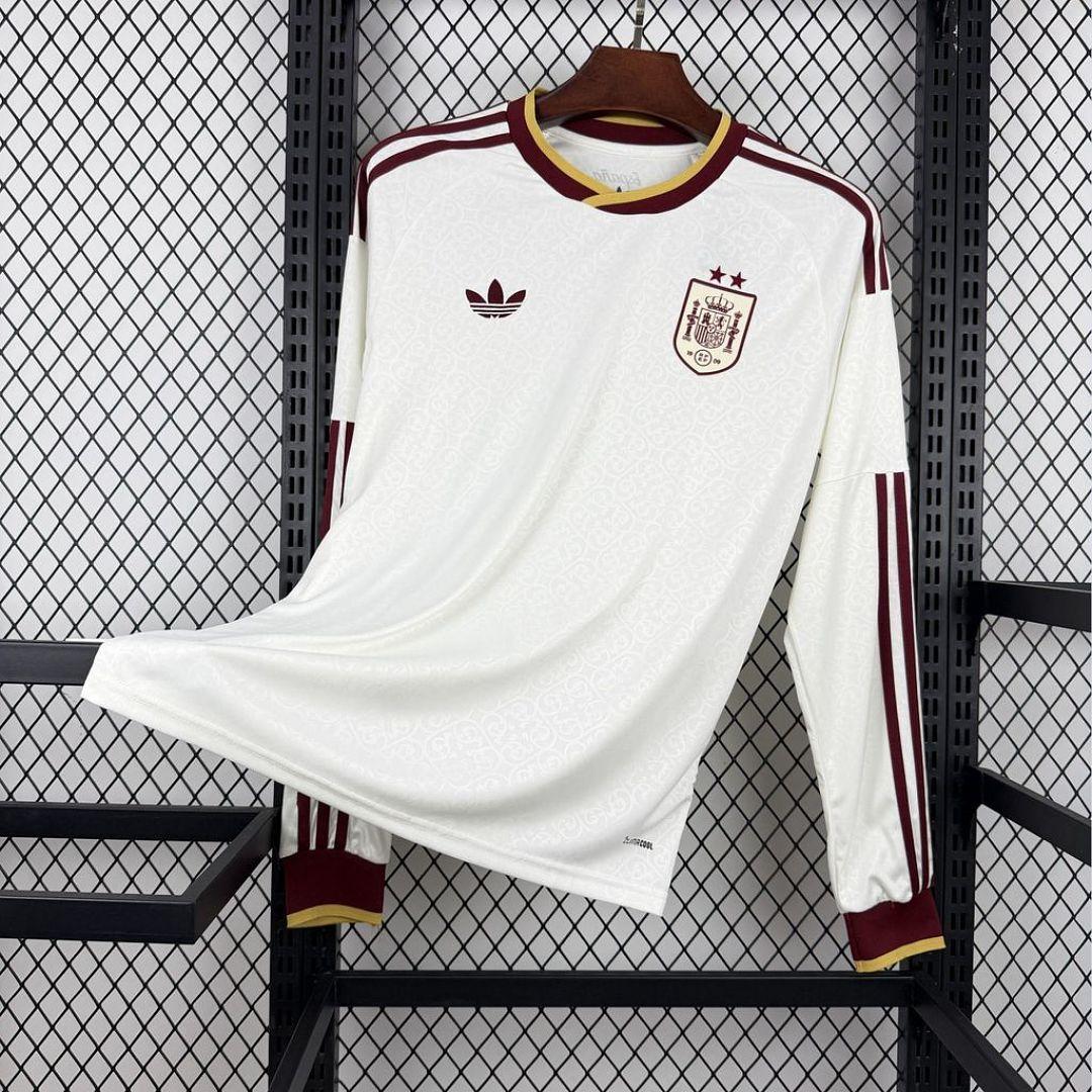 26/27 Spain Visitante Manga Longa (2-Star) Camisa