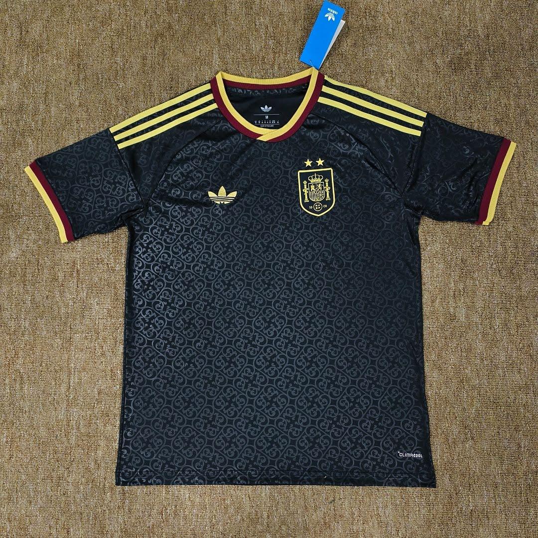 26/27 Spain Visitante Preta (2 stars) S~4XL Camisa