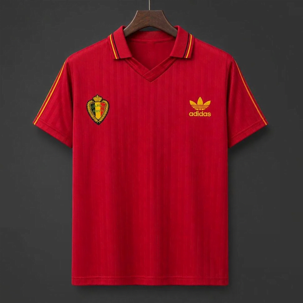 1990 Belgium Titular Retrô Camisa