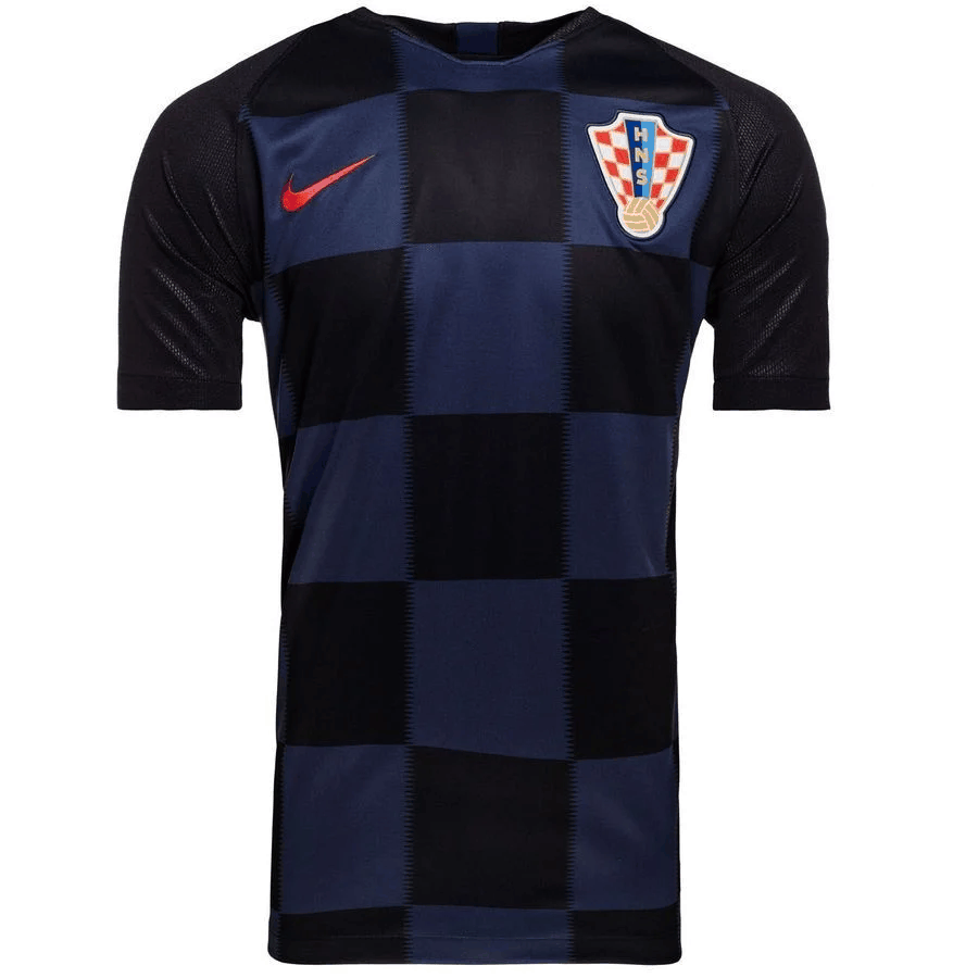 2018 Croatia Visitante Retrô Camisa