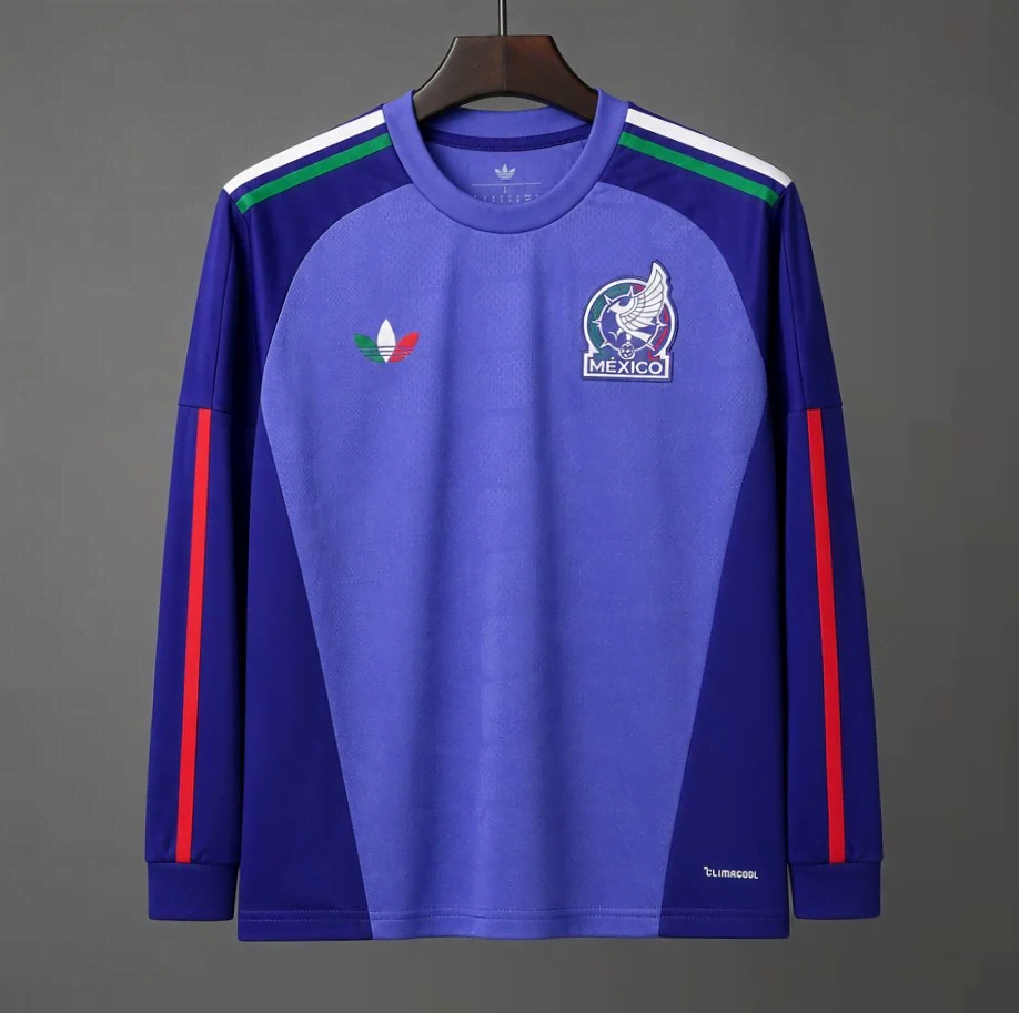 26/27 Mexico Goleiro Manga Longa Camisa