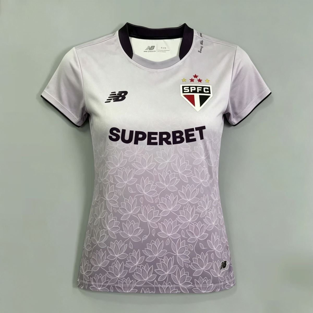 26/27 S&atilde;o Paulo Light Roxa Feminina Camisa
