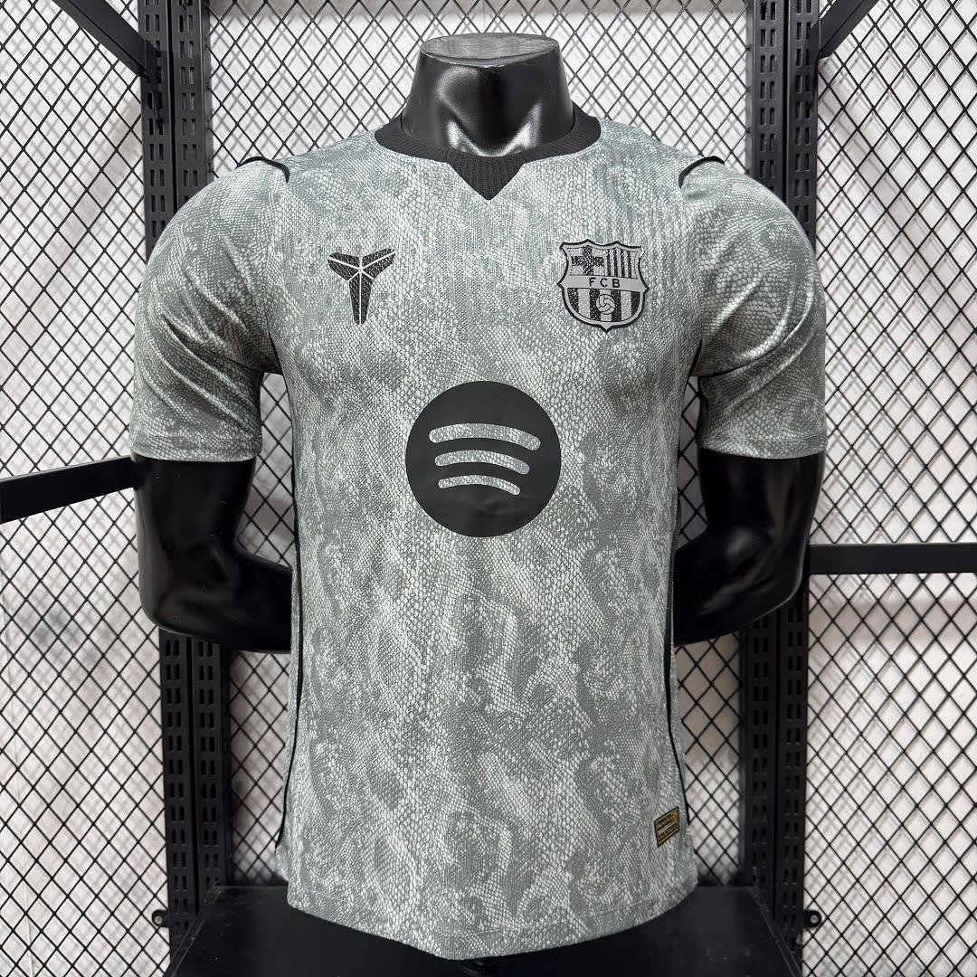 26/27 Barcelona Cinza Goleiro Jogador Camisa