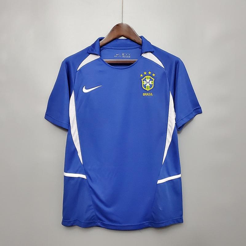 2002 Brazil Visitante Retrô Camisa