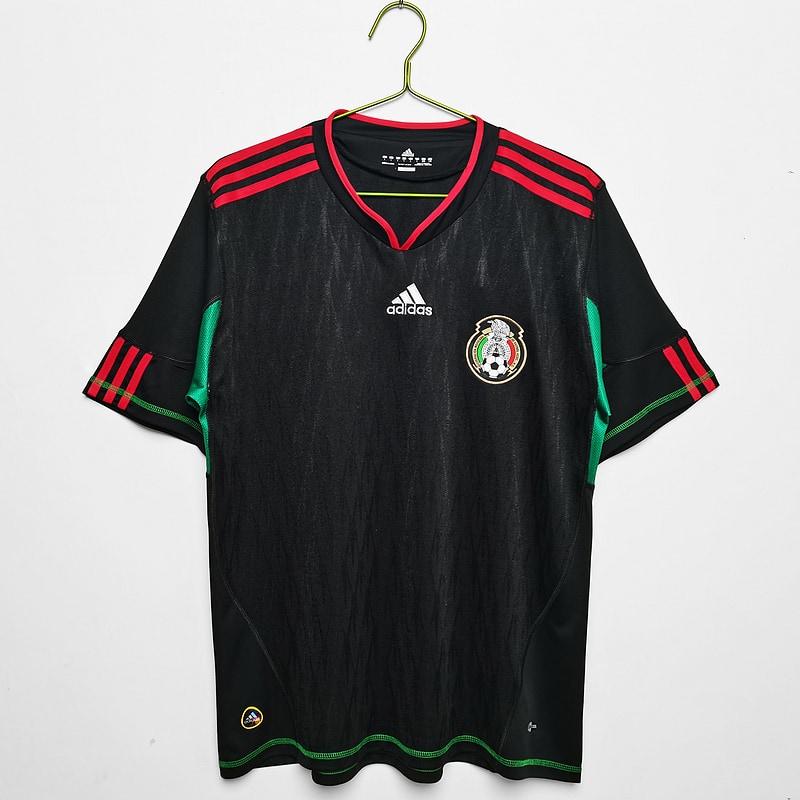 2010 Mexico Visitante Retrô Camisa