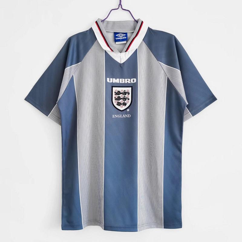 1996 England Visitante Retrô Camisa