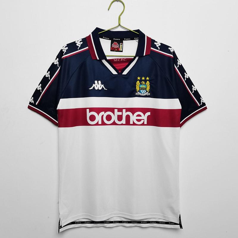 1997/98 Manchester City Visitante Retrô Camisa